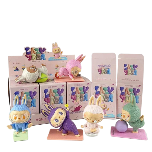 Фигурки Labubu Lazy Yoga Series