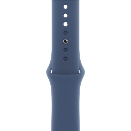 Apple Watch Series 10 46mm Silver Sport Band цвета «Синий» M/L